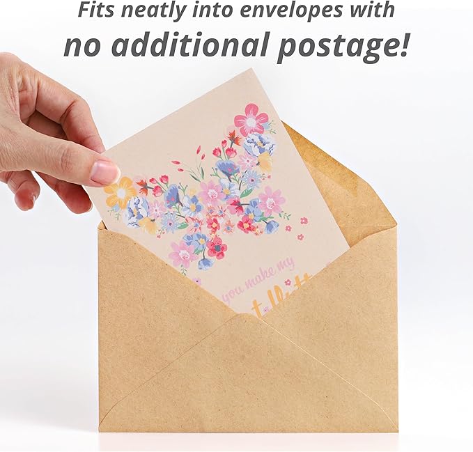 Make Your Heart Flutter 25 Bird and Butterfly Wildflower Seed Packets for Planting, A Beautiful Valentines Day Gift, Bentley Seed Co