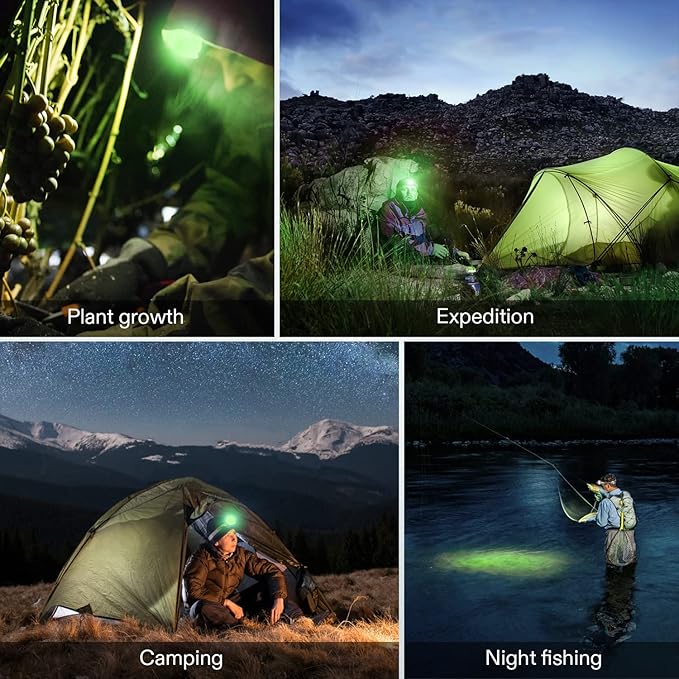 VIVOSUN 19-Bulb High Intensity LED Green Light Grow Room Headlight