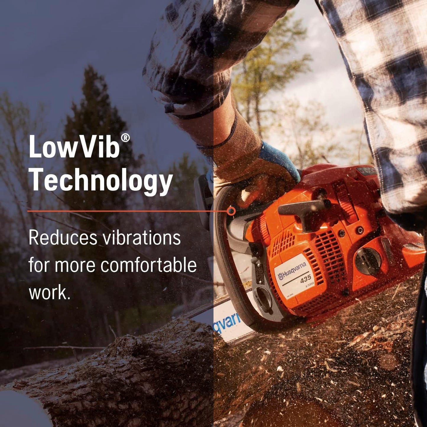 Husqvarna 435 Gas Chainsaw, 40-cc 2.2-HP, 2-Cycle X-Torq Engine, 16 Inch Chainsaw with Smart Start, For Wood Cutting and Tree Trimming, 970612116