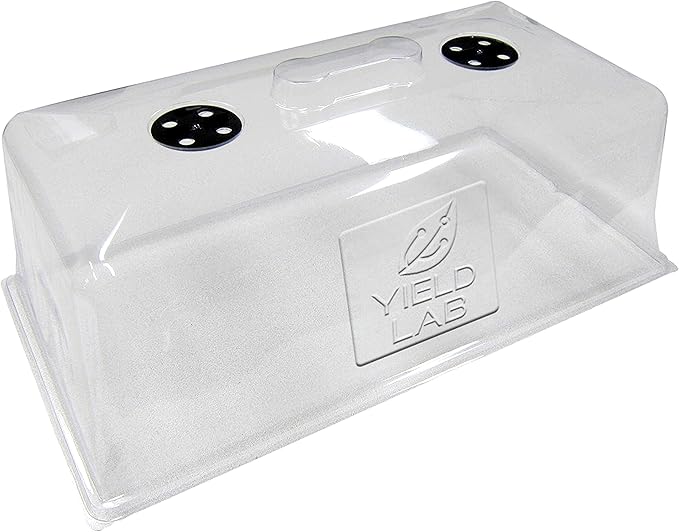 7 Inch Propagation Dome - 5 Pack Humidity Vented Domes – Plant Growing Dome for Seedling, Germination, Soil & Hydroponic Horticulture