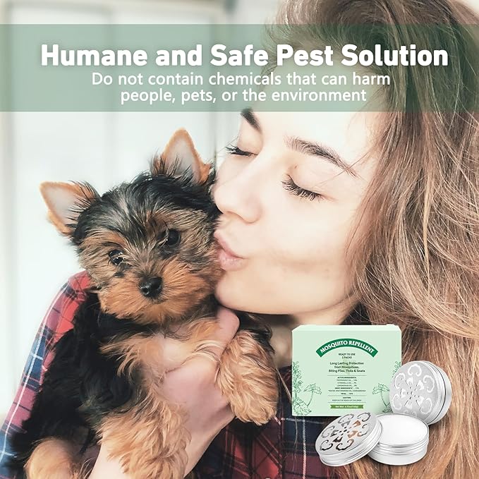 Mosquito Repellent, Peppermint Oil to Repel Mosquito, Ticks, Gnats and Pest, Insect Repellent for Indoor and Outdoor, 4 Packs