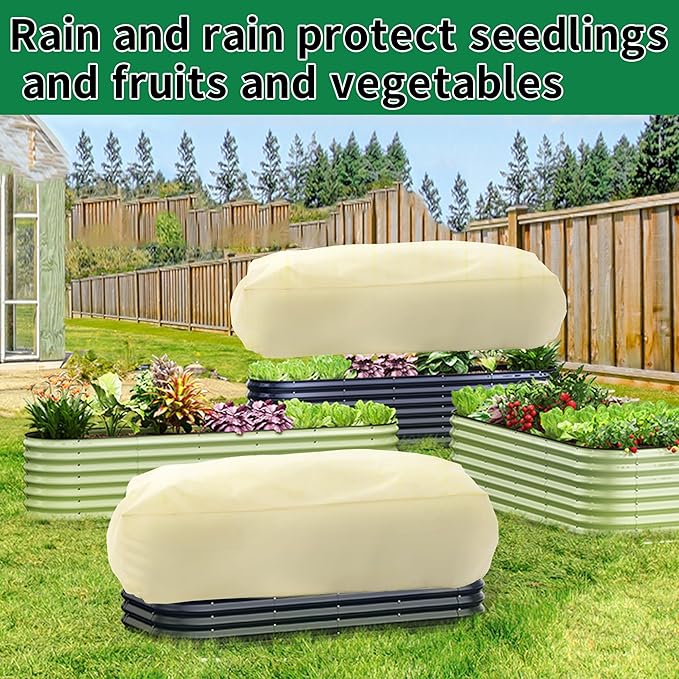 Plant Covers Freeze Protection, Winter Frost Blanket for Flower Pot Plants, Reusable Outdoor Plant Covers Freeze Protection, with Drawstring78.7x39x17.7INCH 2 pcs