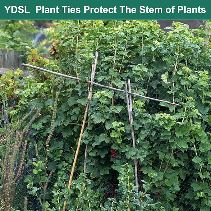 YDSL 88 feet Garden Flexible Wire, 3Pcs Soft Twist Plant Ties for Plant Vines and Office Organization (Diameter - 3MM)