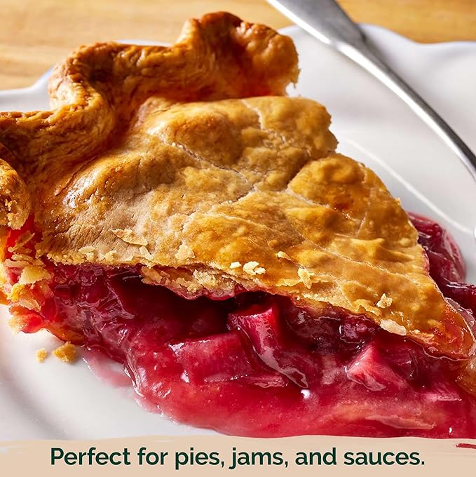 KVITER 50 Red Victoria Rhubarb Seeds for Planting (Rheum Rhabarbarum) – Organic & Heirloom Seeds, Perennial Vegetable Seeds – Perfect for Rhubarb Jam & Pies, Grow in Beds & Outdoor Garden