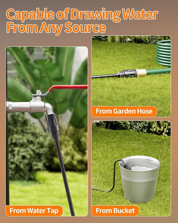 Cordless Pressure Washer Battery Powered; 1200PSI Cordless Power Washer with Brushless Motor, 4.0Ah Battery,6-in-1 Nozzle, 3 Power Level; Handheld Portable Pressure Washer Cordless (5022-BK2)