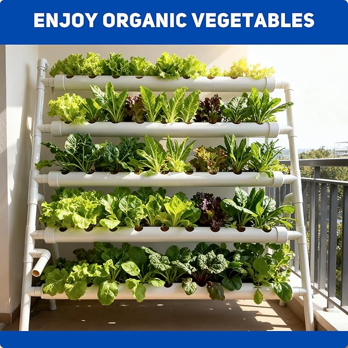 Hydroponics Grower, Vegetable Growing System for Home & Garden, Hidroponico Gardening Kit for Inddor (Horizontal)