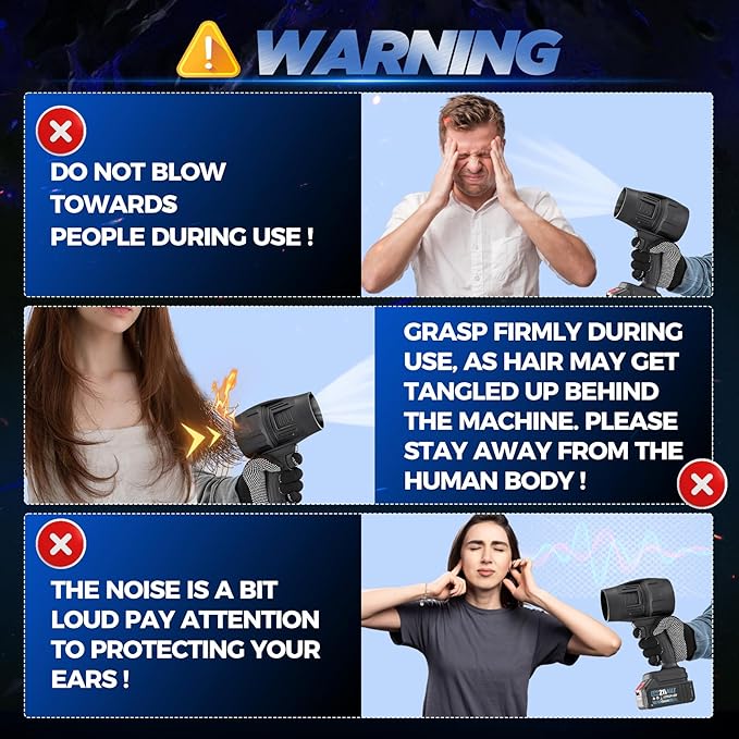 Saker Cordless Leaf Blower Portable Dust Cleaner Handheld Lightweight Blowers 180000 RPM with Adjustable Speed for Patio Cleaning, Drying,Camping Gifts 2 Batteries BF170 Black