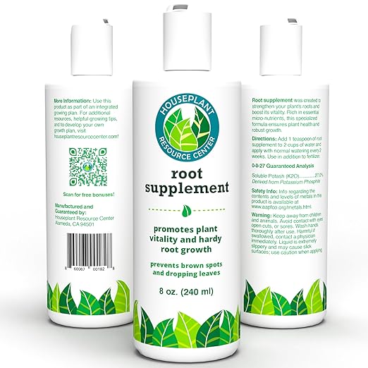Root Rot Repair for Houseplants โ Recovery Drops Root Supplement for Overwatering or Shock | Heals Roots, Prevents Brown Spots & Dropping Leaves (8 oz)