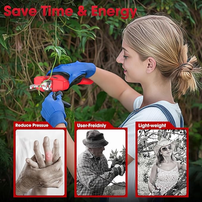 Pruning Shears Max 1.2IN Cutting Diameter Fit for Milwaukee 12V Battery Packs with LCD Display SK-7 Blade For Garden Tree Pruning(Battery not included)