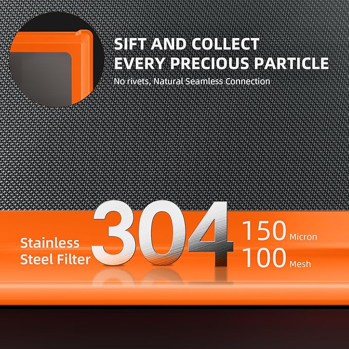 Spider Farmer Trim Tray Kit with Trimming Tray, 150 Micron Precision Screen, Bottom Harvest Bin, Scissors, Brush & Magnifying Card – Collect Pollen and Fine Plant Material