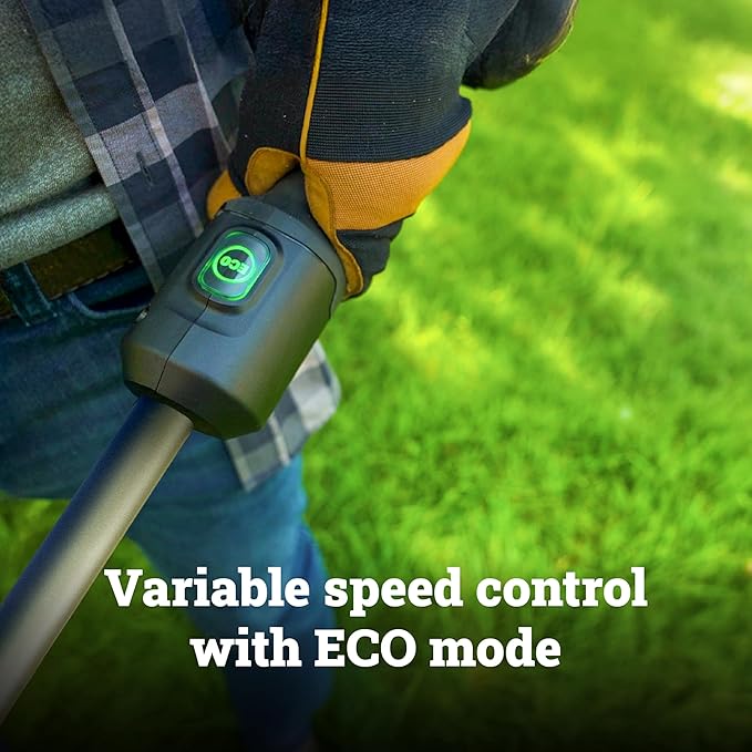 WORX Cordless String Trimmer, 20V 13''-15'' Weed Wracker with Brushless Motor 2.0, 21 cc Gas Equivalent, Quick-Line Reloading, Tool Only