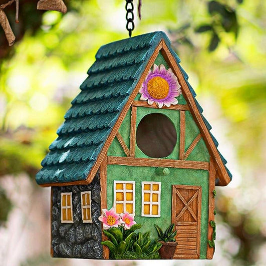 Bird Houses for Outside Clearance Hanging Birdhouses for Outdoors Bluebird Houses for Outside Nesting Box for Bird Lovers Tree Swallow Finch Wild Birds Wren Chickadee1