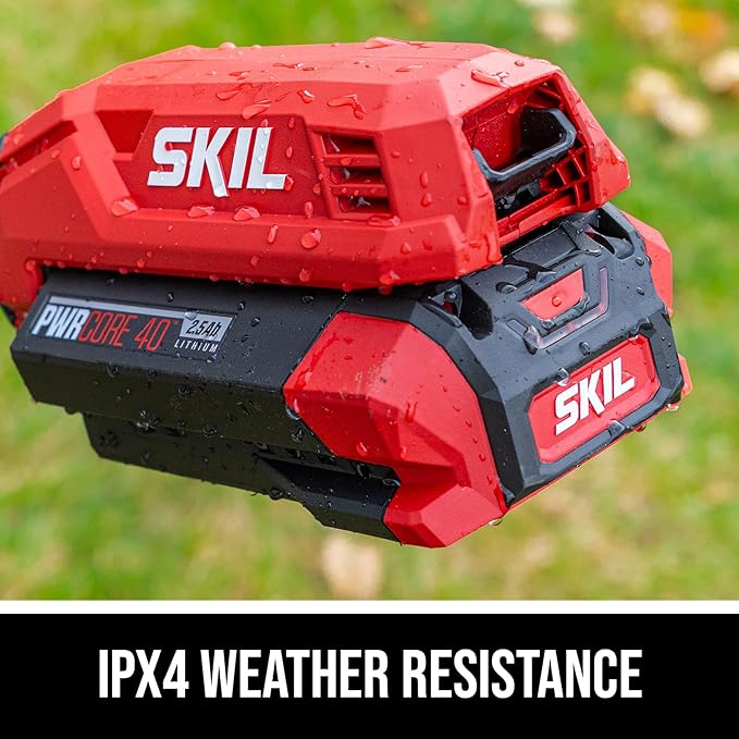 SKIL 40V 14 in.String Trimmer Kit with Twist Load Including 2.0Ah Battery and 60W Charger-LT1400C-11