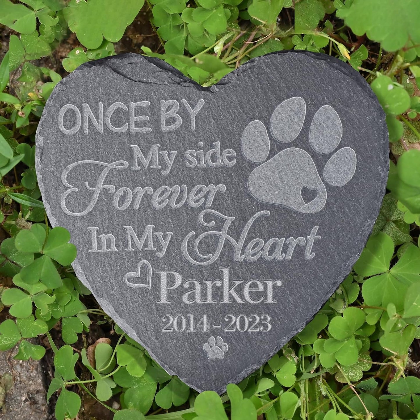 Pet Memorial Stone, Dog Memorial Gifts for Loss of Dog, Pet Loss Gifts, Loss of Cat Sympathy Gift - Forever in My Heart