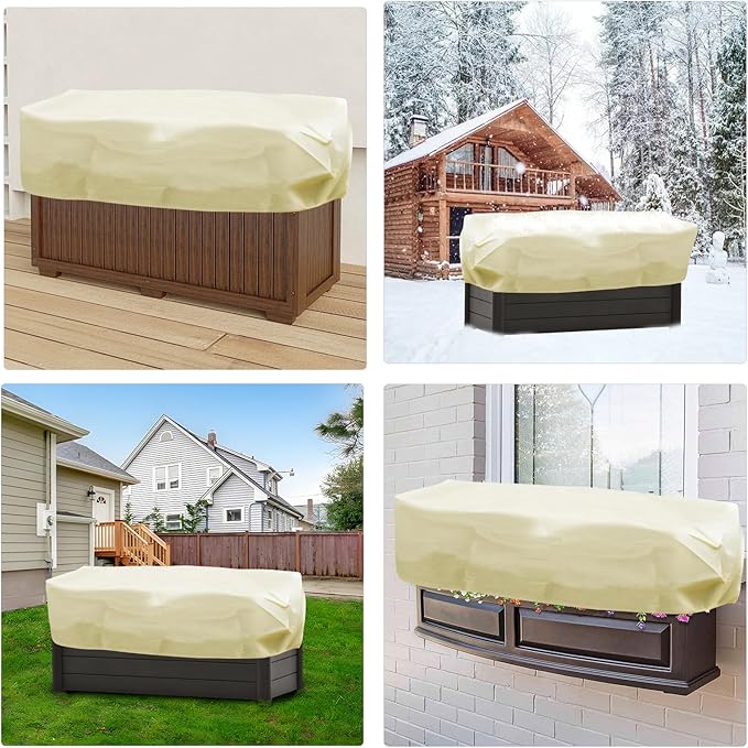 Plant Covers Freeze Protection, 2 Pack Rectangular Frost Blankets for Outdoor Plants (22"x60"x20") – Winter Plant Covers, 2.4oz/yd² Frost Cloth Plant Protection for Raised Beds & Shrubs