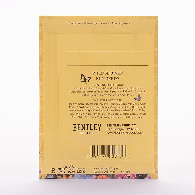 Bentley Seed Co. All You Do Be Done in Love - Wildflower Mix Seed Packets - 25 Seed Packs - Perfect Eco-Friendly Gift for Gardeners & Friends - Non GMO Seeds