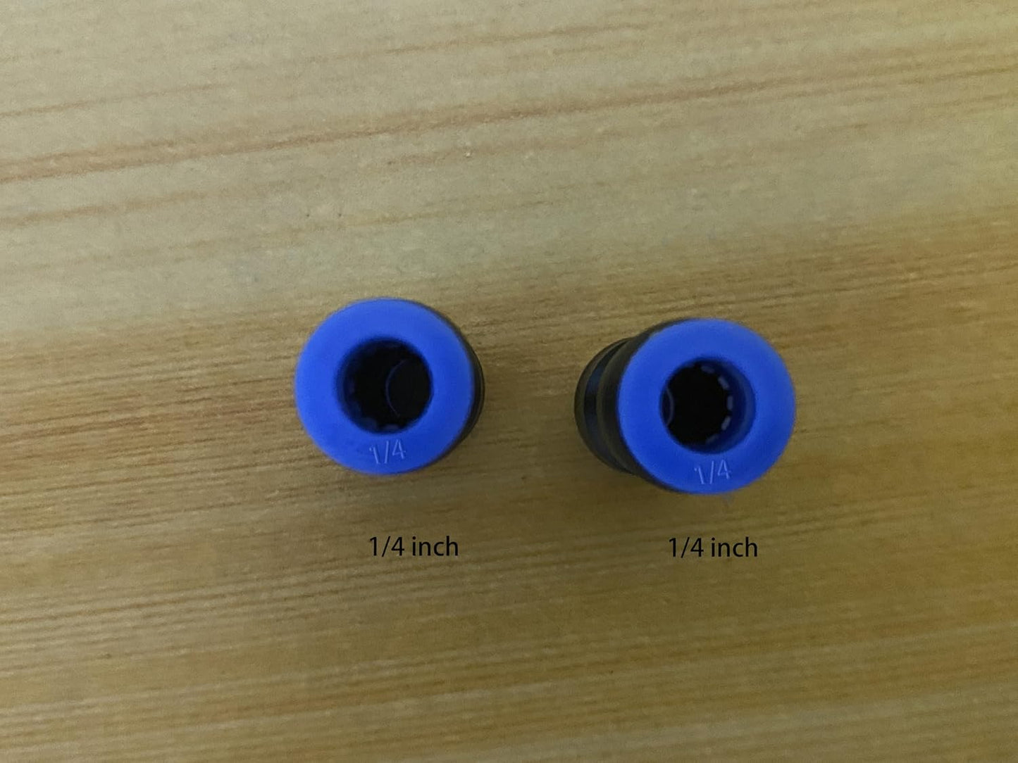 1/4 OD Pneumatic quick Connector Push to Connect fittings Straight Union/Coupler (Pack of 20)