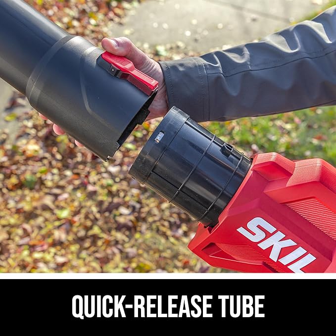 SKIL Brushless 40V 14" String Trimmer and 460CFM Blower Combo Kit Including 2.0Ah Battery and 60W Charger-CB1400C-11