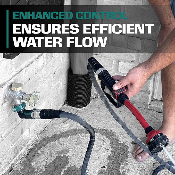 2WAYZ 90 Degree Hose Elbow Angle Connector with Shut Off Valve - 2025 Heavy Duty Model, Water Tube Fittings, 90 Degree Elbow with Two Shut Offs, Compatible with Garden Hose and Spigot - Green