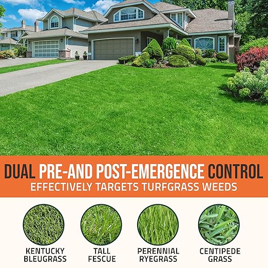 Mesotrione Weed Killer Concentrate for New & Existing Lawns 8 oz. (Compare to Tenacity) Post & Pre Emergent Weed Control Liquid Herbicide for Broadleaf Prevent & Crabgrass Killer for Lawns