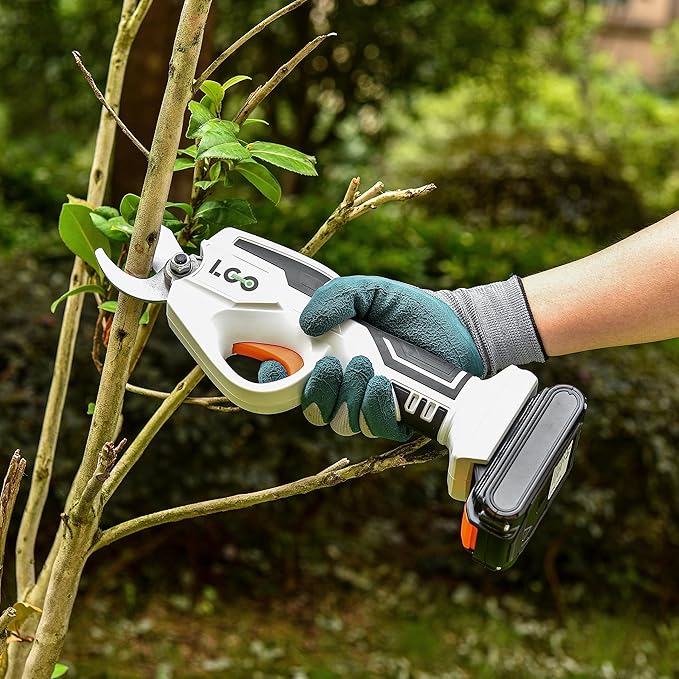 LIGO 20V Cordless Pruning Shear, Professional Electric Garden Cutter 2.0Ah Battery Powered, Max 25mm (0.98 inch) Cutting Diameter Rechargeable Tree Branch Pruner with Replaced Blade