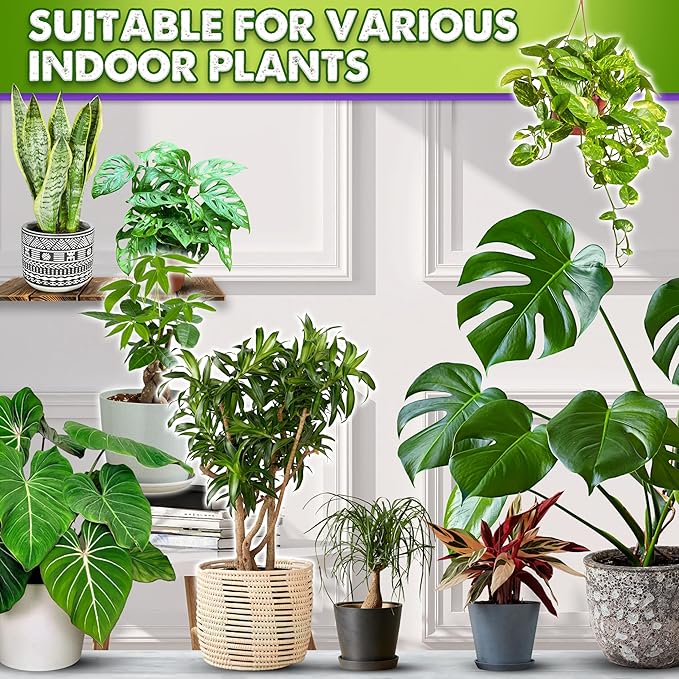 DUSPRO Recycle Pre-Mixed House Plant Soil Aroid Potting Mix 7-in-1 with Coco Coir, Peat Moss, Perlite, Worm Casting, Pumice, Pine Bark & Gypsum, Tropical Potting Mix for Indoor Plants, Herbs 8QRT