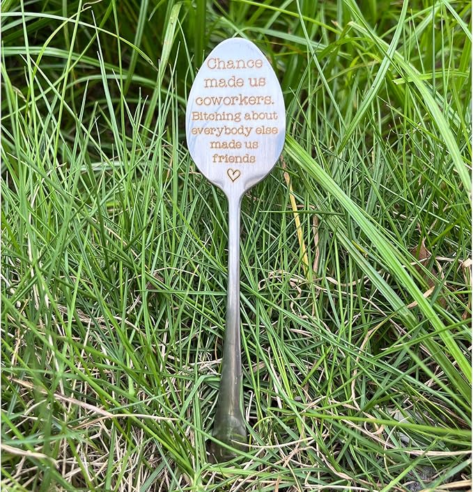 Garden Plant Marker Friendship Gift for Women Gardeners, Plant Stake Label Sign Tag Gardening Gifts for Woman Plant Lovers, Metal Garden Decoration (Made Us Friends)