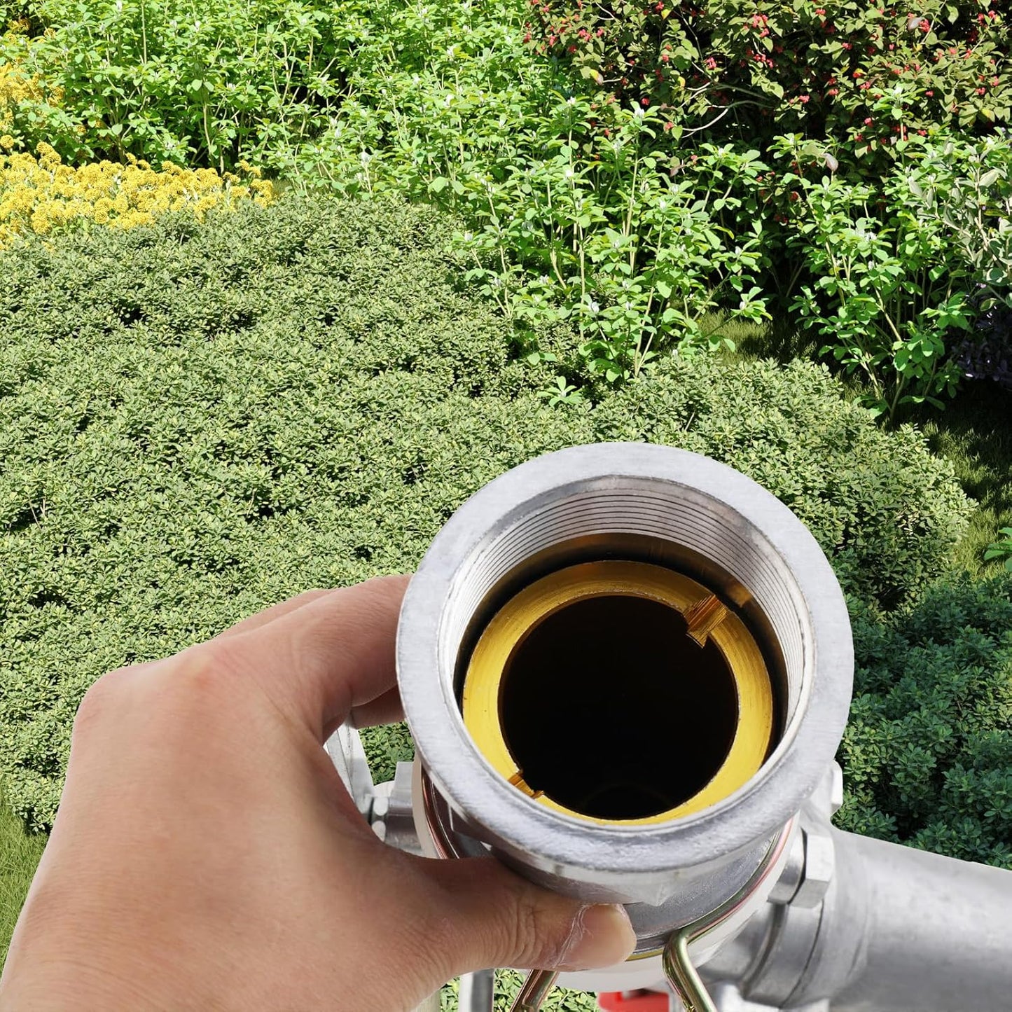 2" Agriculture Farm Irrigation Sprinkler Lawn Sprinkler Irrigation Spray Gun Large-Area Watering Spray 360° Rotary Farm Lawn Garden Irrigation, Pack of 2 (2.0 Inch DN50 Normal) …