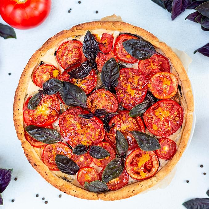 Back to The Roots 100% Organic Heirloom Seeds - Purple Red Basil Value Pack (600mg Total)