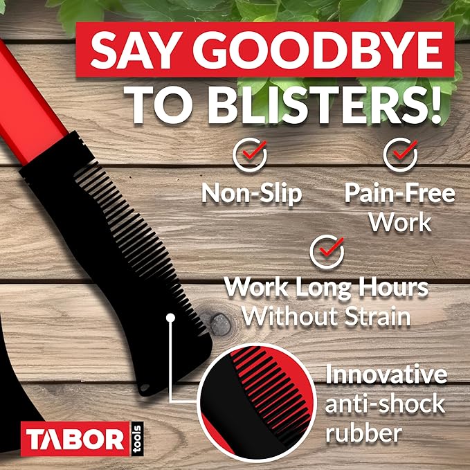 TABOR TOOLS GG11A Bypass Lopper with Compound Action, 30 Inch Tree Trimmer, Branch Cutter with ⌀ 1 3/4 Inch Cutting Capacity, Delivers Clean Cuts with Ease.