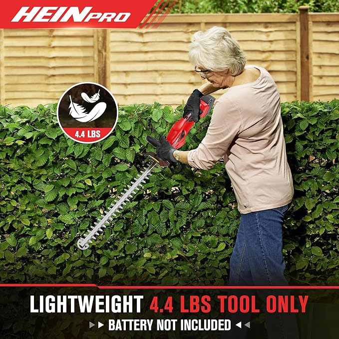 Cordless Hedge Trimmer 22-Inch Compatible with Milwaukee M18 18V Battery, Electric Hedge Trimmer Cordless, Bush Trimmers for Garden,Battery Powered Hedge Trimmers (Tool Body Only)