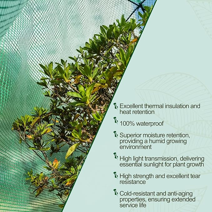 59″*59″*60″ Winter Plant Warm Covers - Raised Bed Cover, Garden Row Accelerator, Warm Tent Freeze Protection Humidity Domes for Germination, Seedling Propagation Protecting Plants from Animals