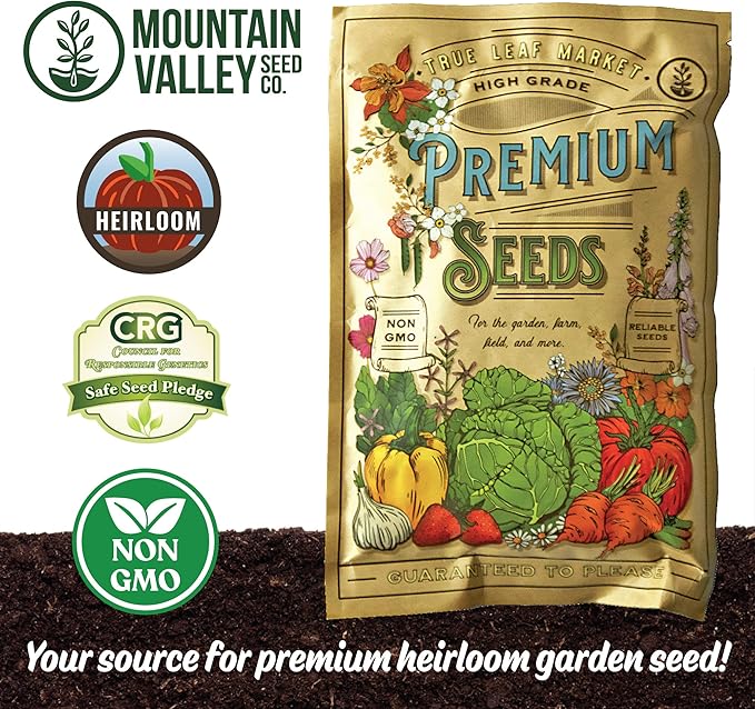 No-Till Forage Friendly Cover Crop Seed Mix โ 5 lb, Covers 1,000 Sq. Ft. โ 9 Winter-Kill Varieties for Spring, Summer & Fall โ Non-GMO Planting Seeds