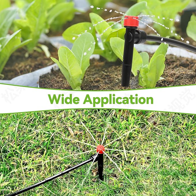 Vatony 20PCS Plant Self Watering Insert Spikes Device, Automatic Water Control System with Adjustable Drip Irrigation, Plastic, Special Feature: Automatic Watering