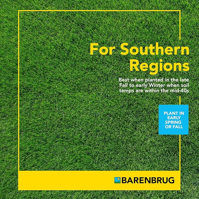 Barenbrug Wonderlawn Winter Grass Seed Mix for Lawn Care and Landscaping, 10 lbs. Bag