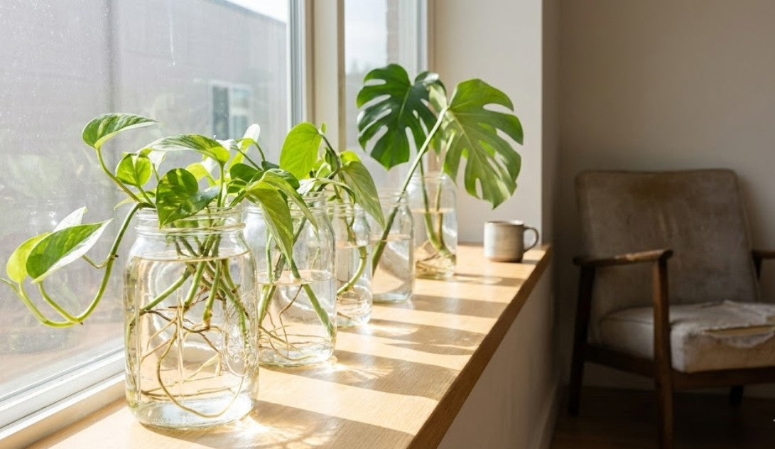 The Weekend Plant Parent’s Hobby: Water Propagation A to Z (Grow Plants for Free)