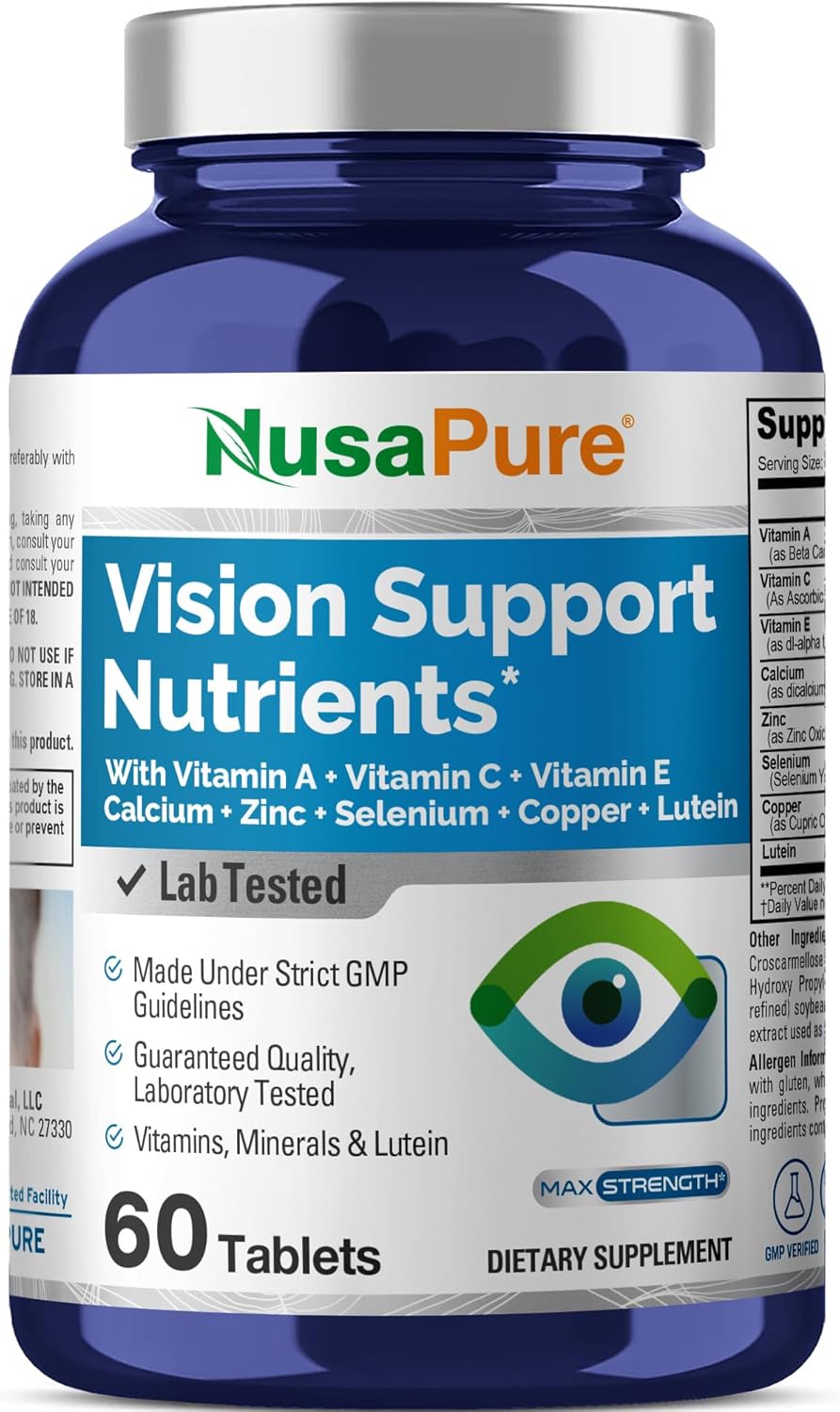 FitTrion eye health supplements with lutein and zeaxanthin for vision support and eye protection.