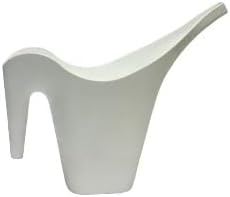 Mintra 1/2 Gallon Plant Watering Can, Indoor Outdoor Water Can for Plants, Long Spout Plastic Water Pitcher for Watering Flower Succulent, Durable and Lightweight, 2L/68 oz, 1 Pack, White
