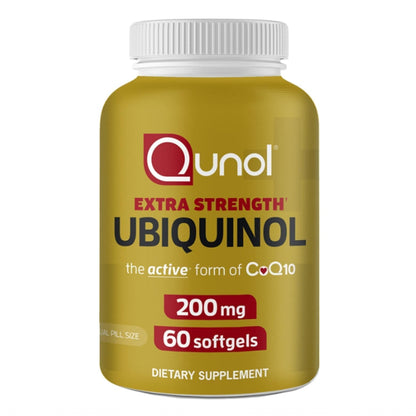 Qunol Ubiquinol CoQ10 200mg Softgels - 60 Count