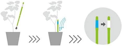 Sustee Aquameter, Set of 5, Plant Soil Moisture Sensor (Green, Large)