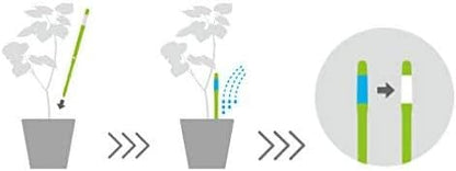 Sustee Aquameter, Set of 5, Plant Soil Moisture Sensor (Green, Large)