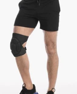 Plus Size Knee Pads For Cleaning Floors,Gardening, Women Pad With Soft Inner Liner, Adjustable Kneeling Suitable Garden,Flooring Yard,Construction,Black XL (1 Pair)