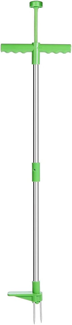 Portable Long Handled Lightweight Claw Weeder Durable Manual Outdoor Stand Up Garden Lawn Weed Puller Root Remover