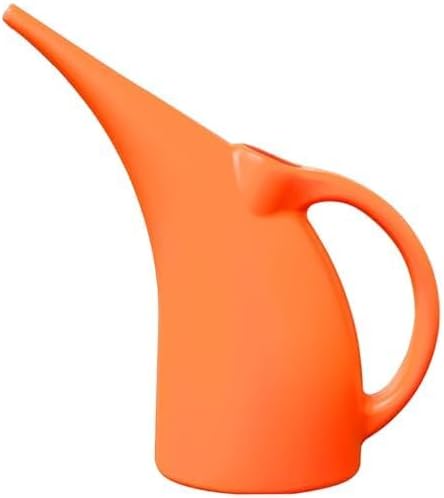 KP KOOL PRODUCTS 1/2 Gallon Watering Can - Small Indoor/Outdoor Plastic Waterer - Orange - 1 Pack