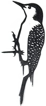 METALBIRD - Woodpecker - Outdoor Tree Ornaments in Corten Steel - Metal Art Proudly Made in The USA