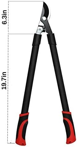 GARTOL Bypass Lopper Heavy Duty 26 Inch Tree Branch Cutter, Sturdy Garden Loppers and Pruners with Shock-Absorbing Bumpers, up to 1-1/2 Inch Cutting Capacity Tree Trimmer