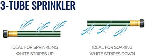 Flexon 25-Foot Three Tube Sprinkler Hose FS25 (Pack of 10)