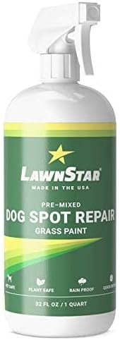 Dog Spot Repair Grass Paint, Pre-Mixed & Ready to Spray - Covers Brown Burn Patches on Lawn (32 fl oz)