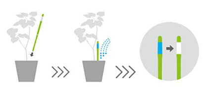 Sustee Aquameter, Set of 5, Plant Soil Moisture Sensor (Green, Medium)