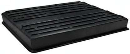 10x20 Inch Black Plastic 100 Pack Plant Propagation Tray – Growing Trays for Garden, Planting, Seedling, Soil & Hydroponic Horticulture - Microgreen Trays Grow Plants - No Drain Holes